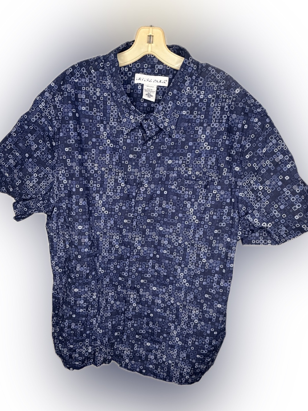 Irvine Park Blue Cotton Shirt
